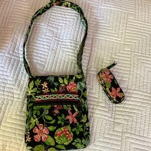 Vera Bradley crossbody and eyeglass case
